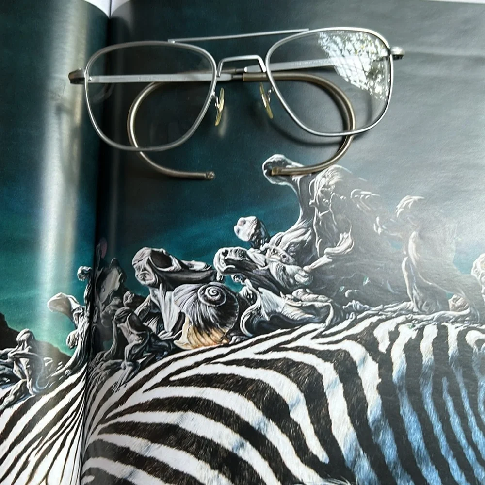 American Optical | ‘Original Pilot’ Silver Grey Vintage 6 1/2